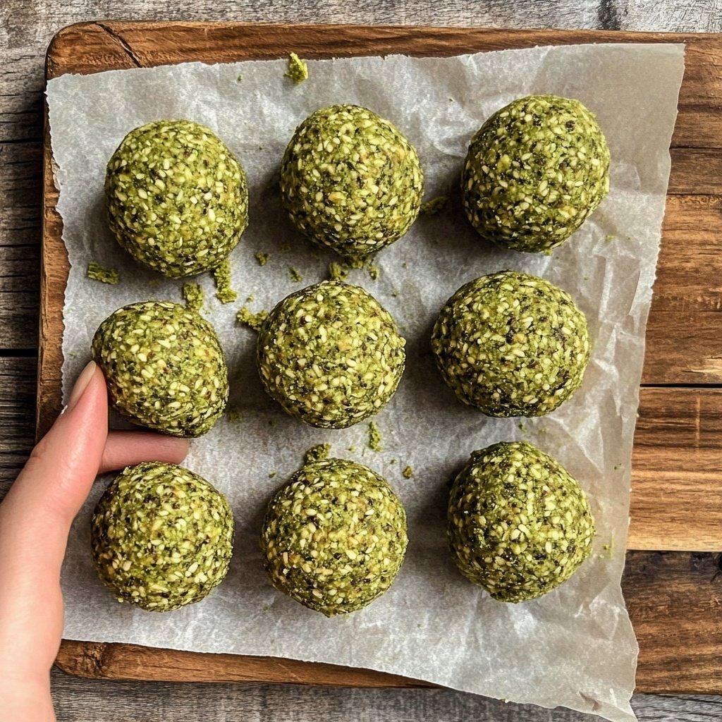 Protein Balls with Matcha