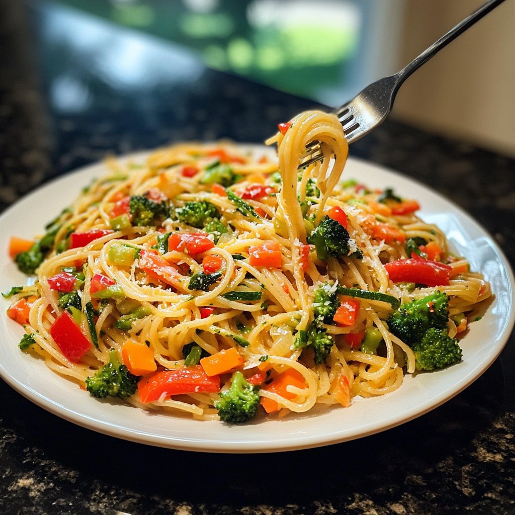 Simple Veggie Pasta Primavera Recipe