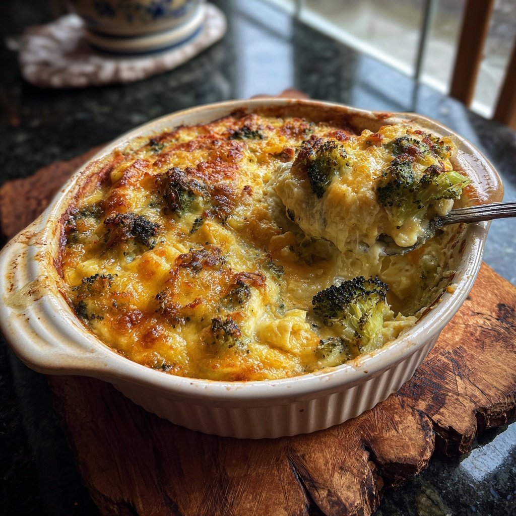 Rotisserie Chicken And Broccoli Bake