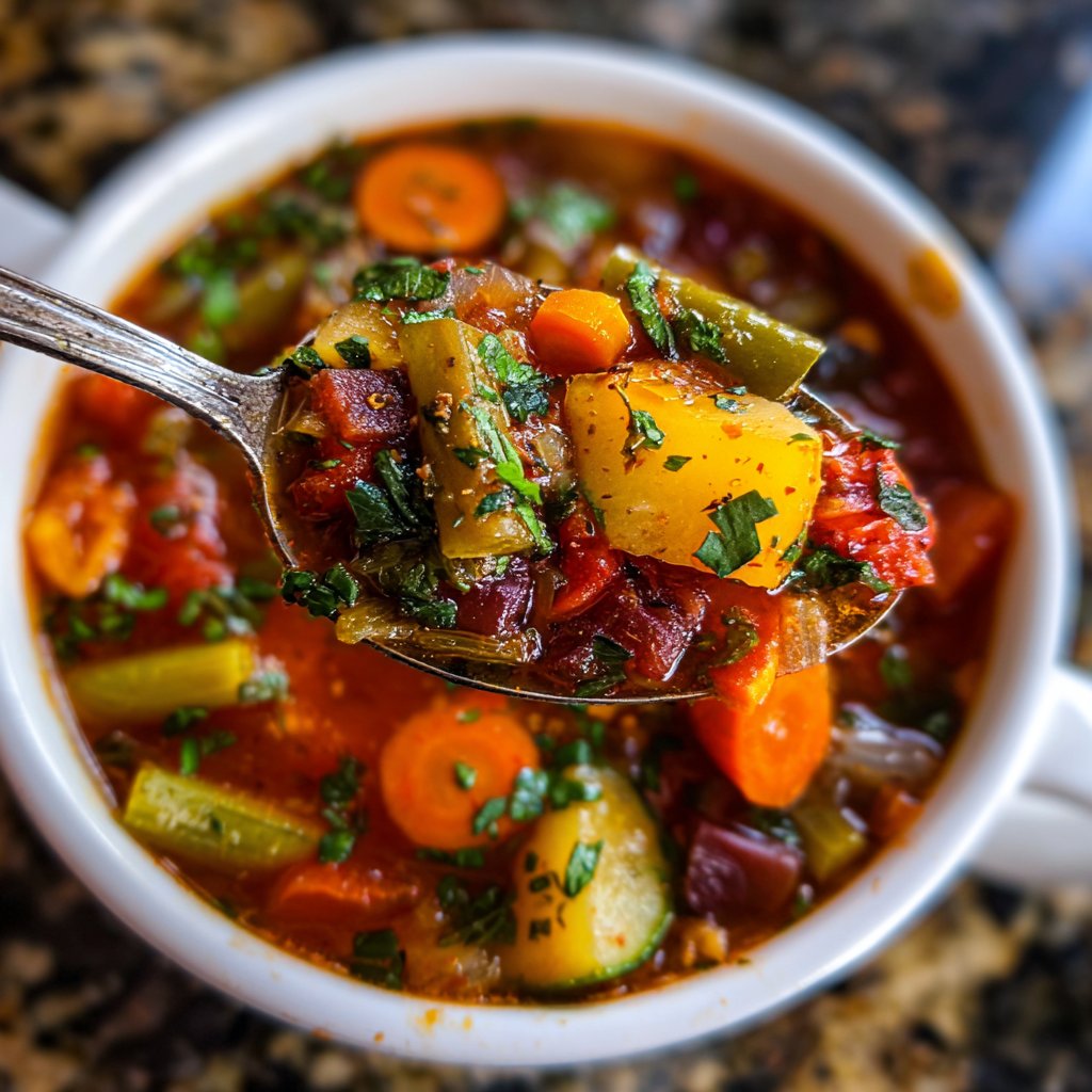 Spring Vegetable Soup With Herbs