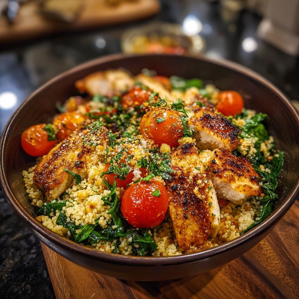 Healthy Chicken And Couscous Bowl