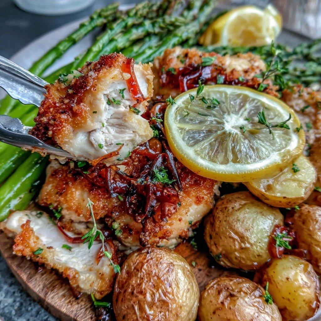 Spring Lemon Chicken Dinner