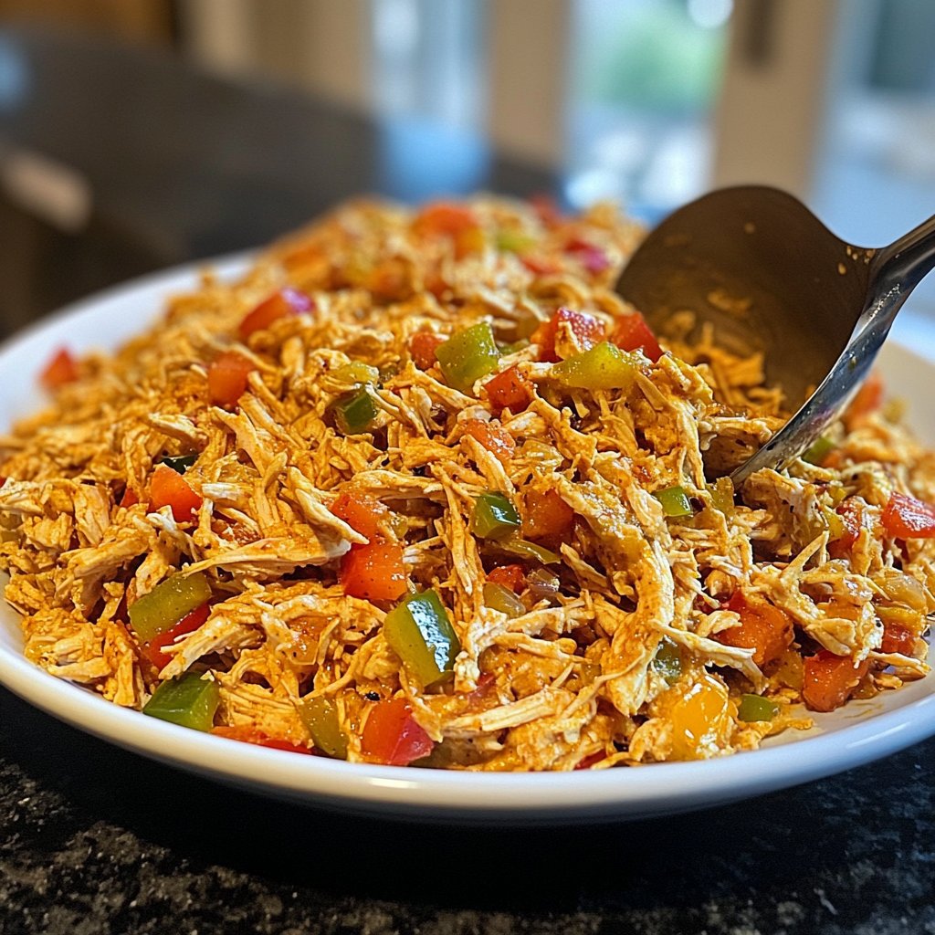 Easy Slow Cooker Chicken Taco Filling