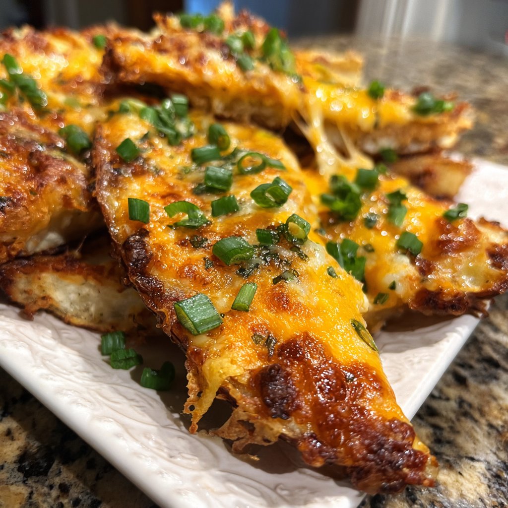 Super Bowl Food Cheesy Baked Fries