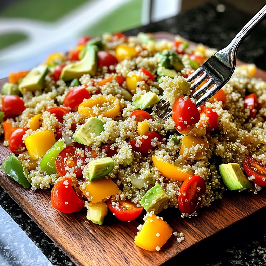 Easy Quinoa Salad Lunch
