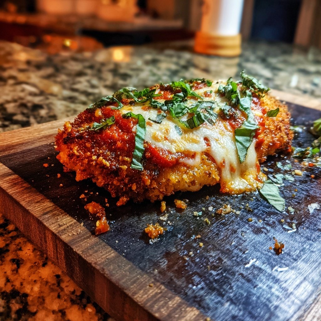 Crispy Baked Chicken Parmesan