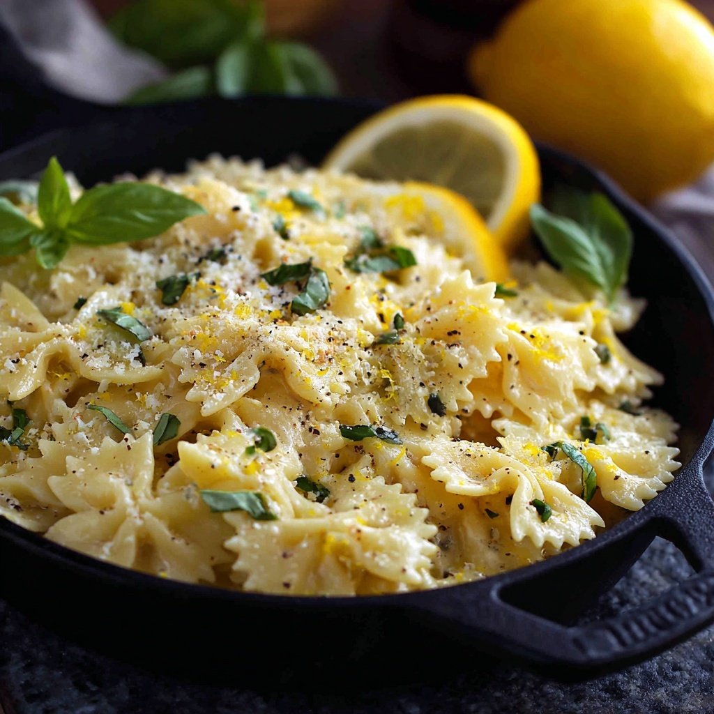 Bow Tie Pasta With Lemon Ricotta
