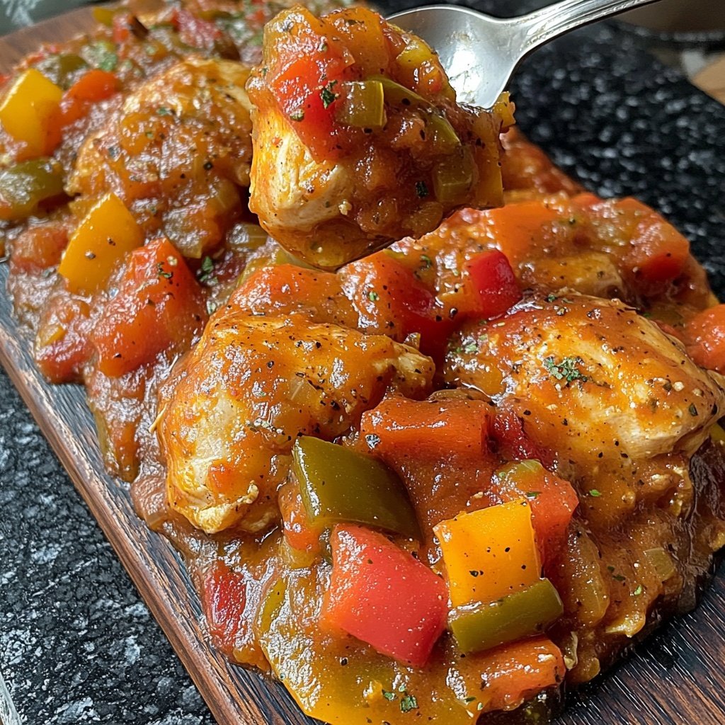 Cozy Crockpot Chicken Cacciatore