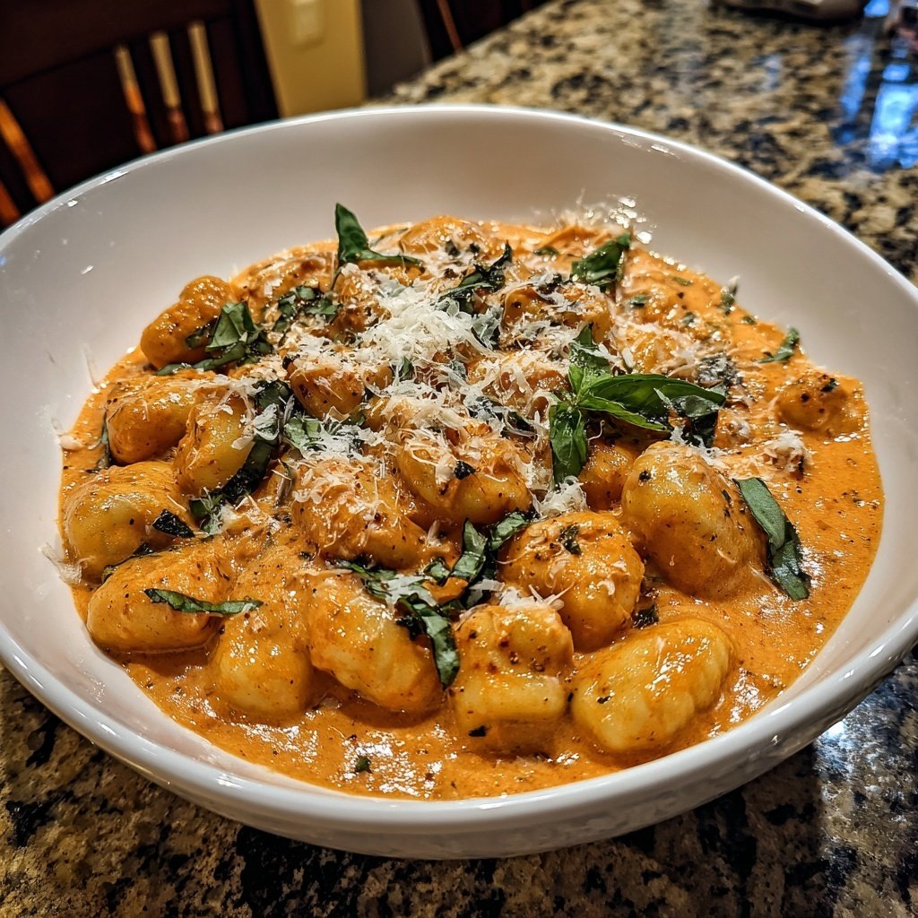 Creamy Tomato Basil Gnocchi