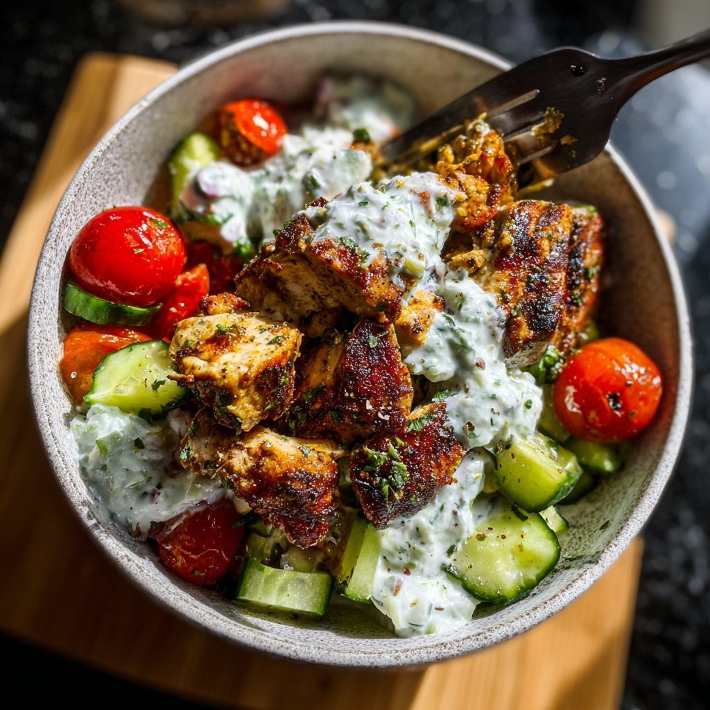 Mediterranean Grilled Chicken Bowl
