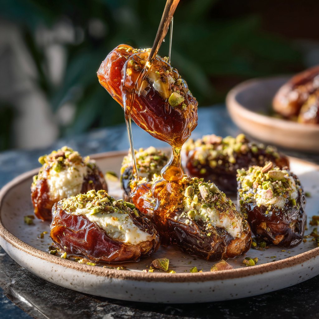 Stuffed Dates with Goat Cheese
