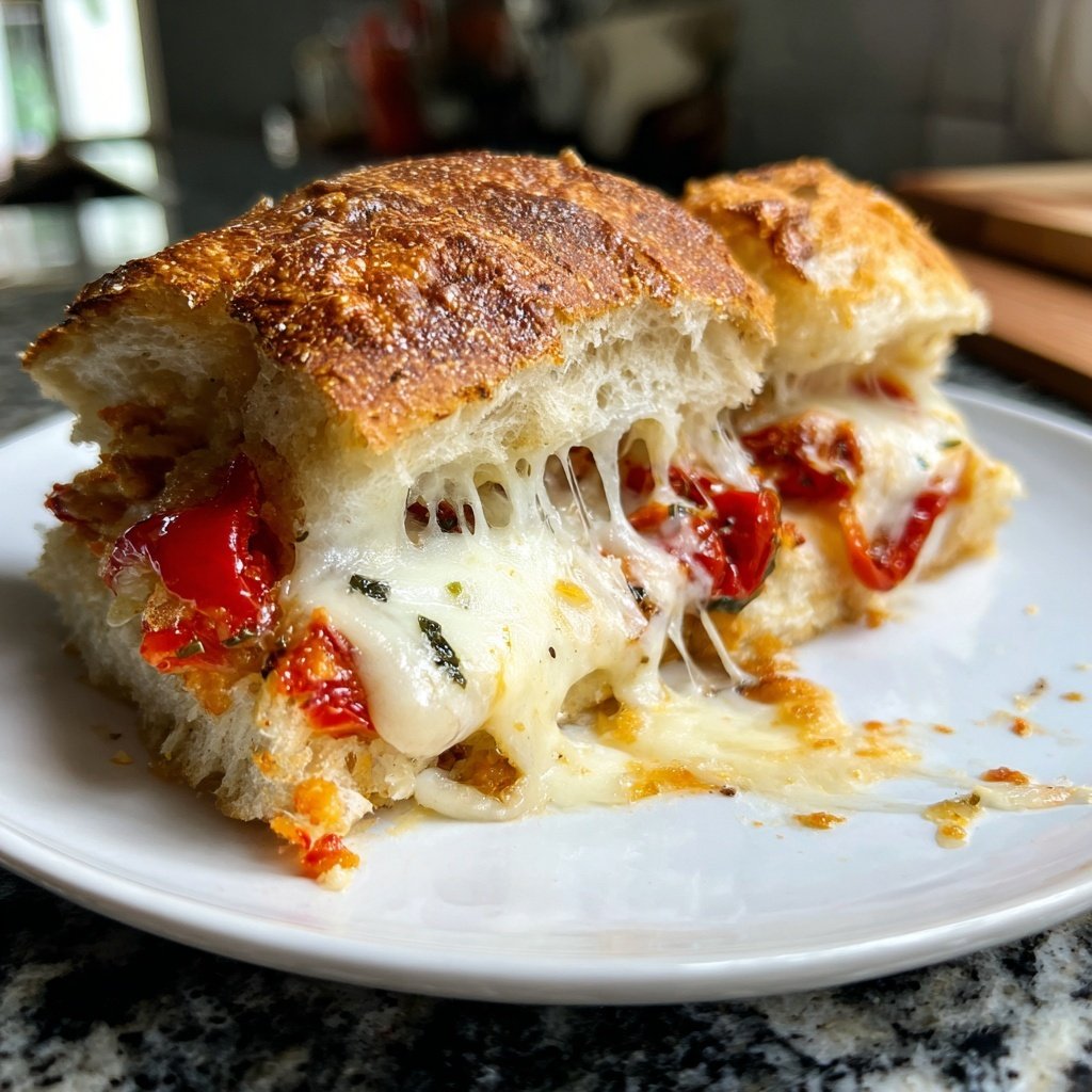 Easy Slider Roasted Red Pepper Mozzarella