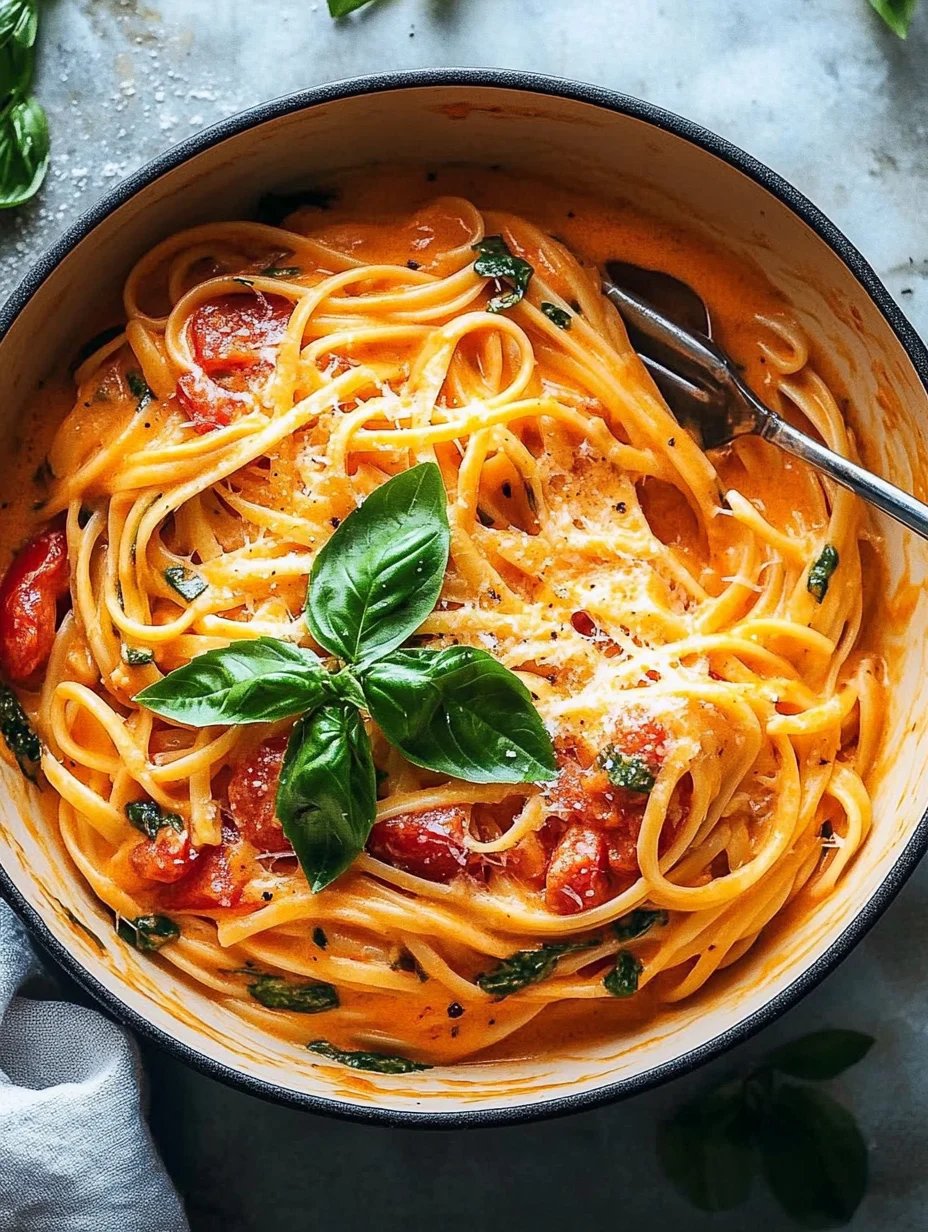 Easy One Pot Creamy Tomato Pasta