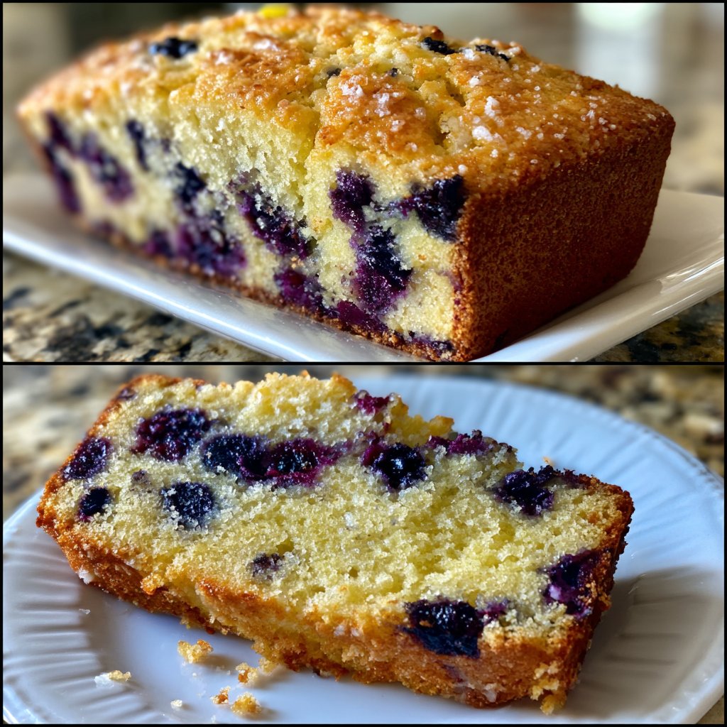 Blueberry Lemon Quick Bread