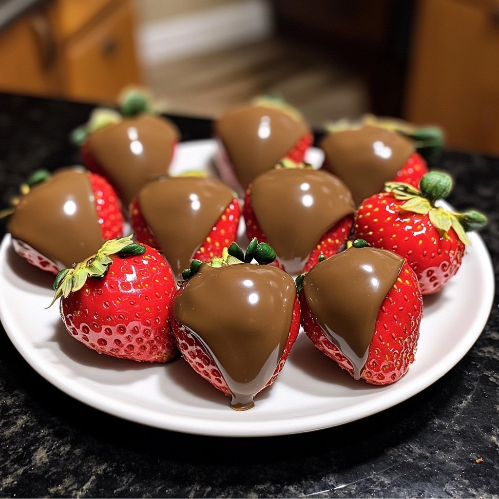 Chocolate Strawberries for Valentines
