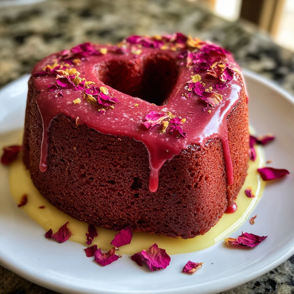 Mini Heart Cake with Rose Flavor