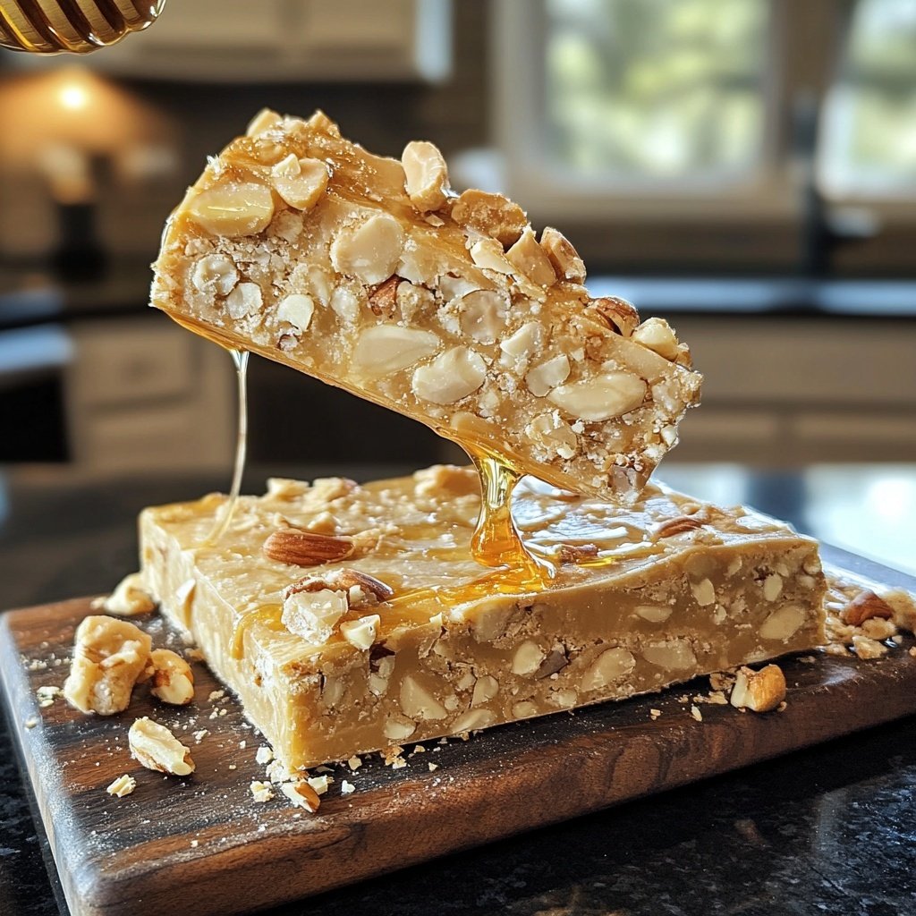 Traditional Italian Torrone Recipe (Soft Nougat with Nuts)