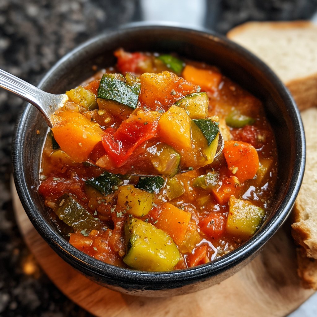 Healthy Crockpot Italian Vegetable Stew