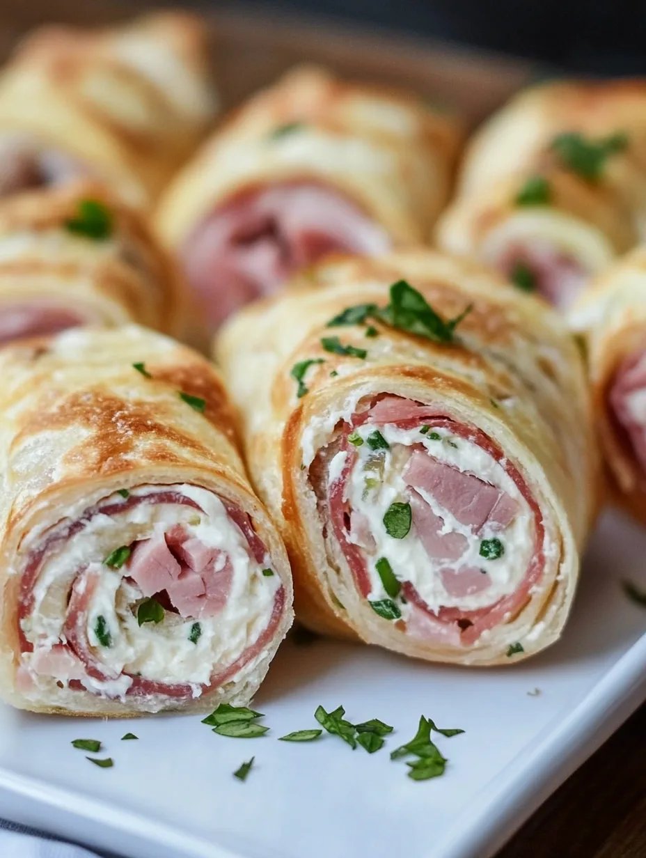Ham and Cream Cheese Pinwheels