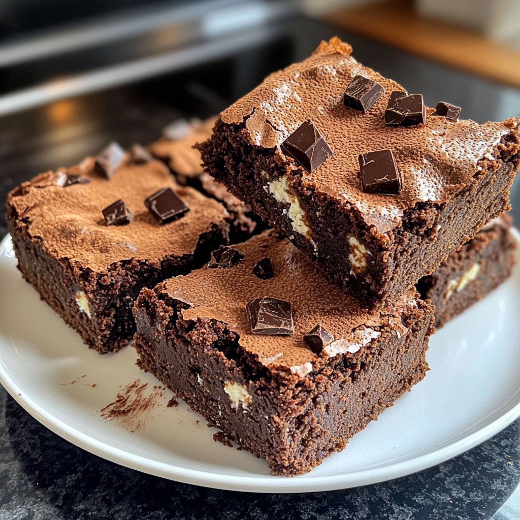 Cottage Cheese Brownies with Cocoa